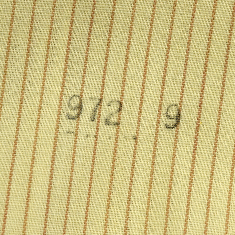H Bar C Ranchwear Men XL Yellow Striped Western Long Tail 70s Button Down Shirt - Picture 8 of 12